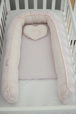 Кокон-гнездышко с пледом Baby Veres Summer Bunny pink