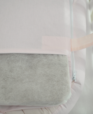 Кокон-гнездышко с пледом Baby Veres Summer Bunny pink
