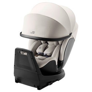Автокрісло Britax R&ouml;mer SWIVEL-GROW Max Air Soft Taupe з обертом на 360, сонцезахисний козирок, система вентиляції AirSense, ISOFIX, опорна нога