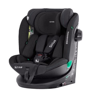 Дитяче автокрісло Carrello Sirius CRL-8808 Absolute Black Isofix та Top Tether