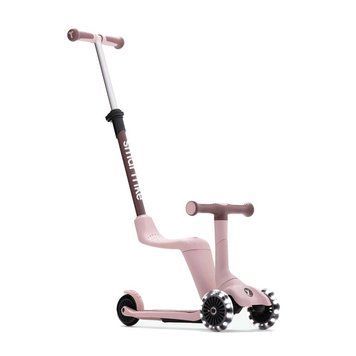 Дитячий самокат-біговел SmarTrike Xtend Mini-ride Pink з регулюванням керма, легка вага, компактне складання, LED-підсвітка коліс