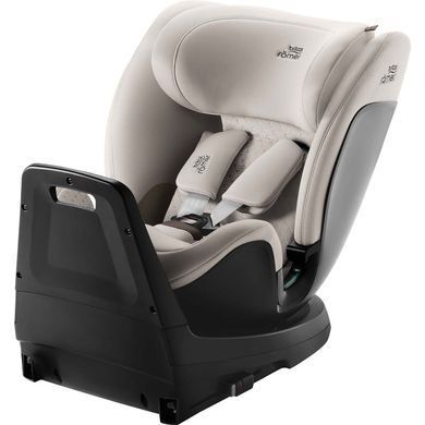 Автокрісло Britax R&ouml;mer SWIVEL-GROW Max Air Soft Taupe з обертом на 360, сонцезахисний козирок, система вентиляції AirSense, ISOFIX, опорна нога