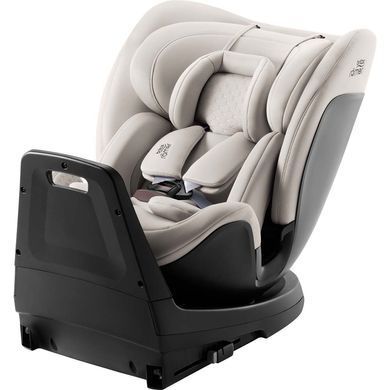 Автокрісло Britax R&ouml;mer SWIVEL-GROW Max Air Soft Taupe з обертом на 360, сонцезахисний козирок, система вентиляції AirSense, ISOFIX, опорна нога