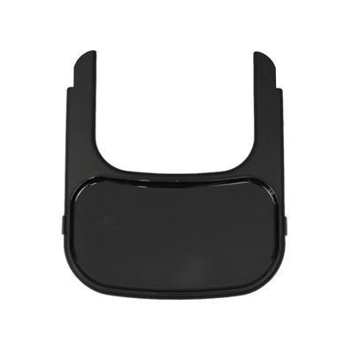 Стульчик для кормления 2в1 ESPIRO ALLURE 10 BLACK до 80 кг, 5 уровней регулировки сиденья и подножки, столик со съемным подносом, эко-кожа