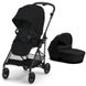 Універсальная коляска 2 в 1 Cybex Melio Carbon Magic Black