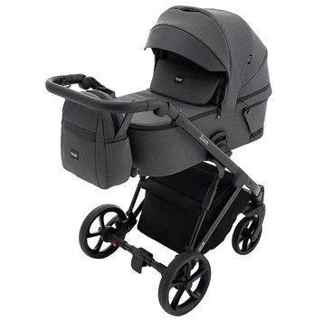 Коляска 2 в 1 Bair Zoom Soft, графіт (BZ-01)