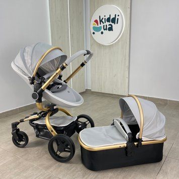 Універсальна коляска 3в1 Aulon (Ligero Lux) 2022 сіра