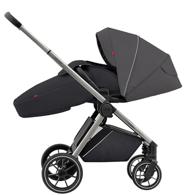 Прогулочная коляска CARRELLO Ultra CRL-5525 Matte Grey BF с большими колесами и реверсивным прогулочным блоком
