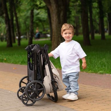 Прогулянкова коляска Carrello Bravo M/Lite CRL-5529 Piano Black новинка 2025 з підсвіткою, легка коляска