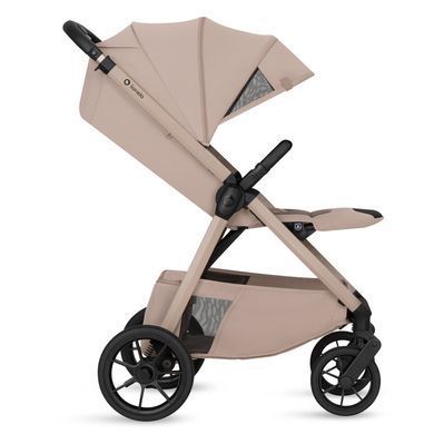Прогулянкова коляска Lionelo BETT BEIGE SAND з капюшоном XXL, органайзер ThermBag, амортизація