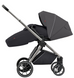 Прогулочная коляска CARRELLO Ultra CRL-5525 Matte Grey BF с большими колесами и реверсивным прогулочным блоком