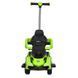 Детский электромобиль 3в1 Bambi Racer M 5781EBLR-5 зеленый с функцией каталки-толокара, родительская ручка, пульт дистанционного управления, подсветка