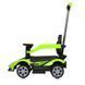 Детский электромобиль 3в1 Bambi Racer M 5781EBLR-5 зеленый с функцией каталки-толокара, родительская ручка, пульт дистанционного управления, подсветка
