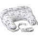 Подушка для кормления Chicco Boppy Pillow Deluxe White со съемным чехлом, ремень для регулировки, водоотталкивающая поверхность