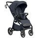 Прогулянкова коляска Carrello Bravo Lite Deluxe CRL-5529 Midnight Blue великі колеса, легке складання, з LED підсвідкою