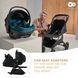 Прогулянкова коляска Kinderkraft Mitzy Jade Green великі безпрокольні колеса, швидке складання