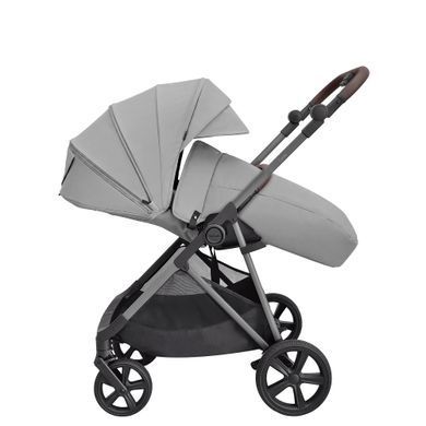 Прогулочная коляска Carrello Costa CRL-5534 Platinum Grey с просторным сиденьем, реверсивная установка, колеса EVA