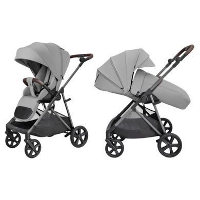 Прогулочная коляска Carrello Costa CRL-5534 Platinum Grey с просторным сиденьем, реверсивная установка, колеса EVA