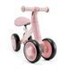Каталка-біговел Kinderkraft Cutie Flash Pink (KRCUFL00PNK0000) колеса з підсвічуванням, стійка конструкція, обмежувач повороту керма до 135&deg;