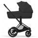 Коляска 2в1 Cybex Priam Style Collection 5.0 Sepia Black шасси Matt Black с реверсивным блоком, большие колеса, ремни безопасности One Pull, складывание люльки из шасси