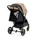 Прогулянкова коляска Kinderkraft Mitzy Linen Beige великі безпрокольні колеса, швидке складання