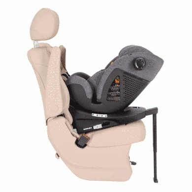 Автокрісло CARRELLO Meteorit+ CRL-17515 Marble Grey поворотне, захист від бокового удару SICT, кріплення ISOFIX з опорною ногою, 14 рівнів регулювання підголівника