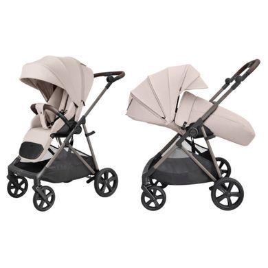 Прогулянкова коляска Carrello Costa CRL-5543 Vanilla Beige з просторим сидінням, реверсивна установка, колеса EVA