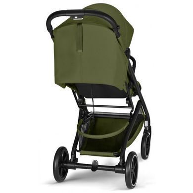 Прогулочная коляска Cybex Beezy Moss Green 2026 с амортизацией, компактно складывается, регулировка спинки к горизонтальному положению