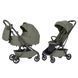 Коляска 2в1 CARRELLO Magia 2.0 CRL-6655 Malted Green для подорожей, у літак, люлька складається разом із шасі