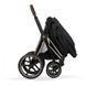 Коляска 2в1 Cybex Priam Style Collection 5.0 Sepia Black шасі Rosegold з реверсивним блоком, великі колеса, ремені безпеки One Pull, складання люльки з шасі
