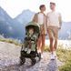 Прогулочная коляска Chicco Dolomiti черная с большими непробиваемыми колесами, система сборки одной рукой OneTouch, легкая и маневренная