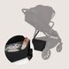 Прогулочная коляска Lionelo BETT BLACK ONYX с капюшоном XXL, органайзер ThermBag, амортизация