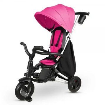 Дитячий триколісний велосипед Qplay Nova+ Rubber Floral Pink