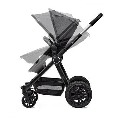 Универсальная коляска 2 в 1 Kinderkraft Veo Black/Gray (KKWVEOBLGR2000)