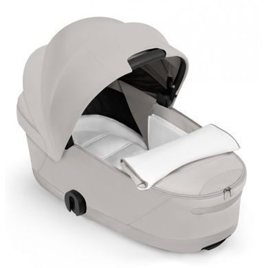 Коляска 2в1 Cybex Priam Style Collection 5.0 City Grey шасі Chrome з реверсивним блоком, великі колеса, ремені безпеки One Pull, складання люльки з шасі