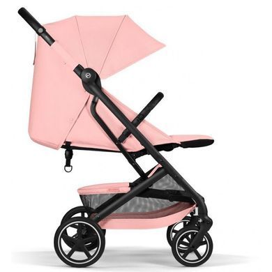 Прогулянкова коляска Cybex Beezy Candy Pink 2026 з амортизацією, компактно складається, регулювання спинки до горизонтального положення
