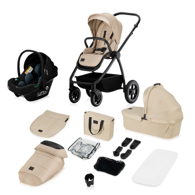 Універсальна коляска 3в1 Lionelo Meril Beige Sand