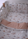Постільний комплект для дитячого ліжечка Baby Veres "Будівельні машинки" 3 предмети