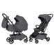Коляска 2в1 CARRELLO Magia 2.0 CRL-6655 Elm Grey для подорожей, у літак, люлька складається разом із шасі