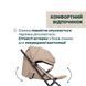 Прогулянкова коляска Chicco Dolomiti бежева з великими непробивними колесами, система складання однією рукою OneTouch, легка та маневрена