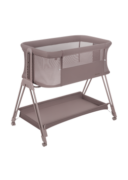 Приставная детская кроватка 2 в 1 Lionelo Luna Beige Taupe (новый цвет 2026 года)
