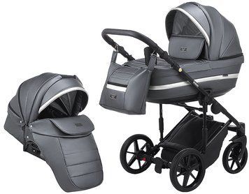 Універсальна коляска 2 в 1 Adamex Rimini ECO шкіра 100% RI-253