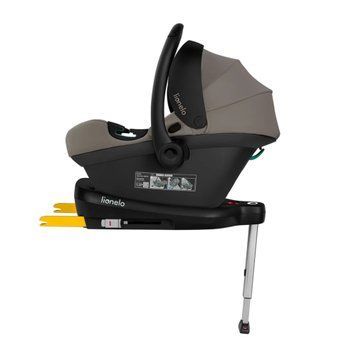 Автокрісло Lionelo Astrid i-Size Set Plus Beige Taupe з базою ISOFIX, капюшон, регулювання підголівника