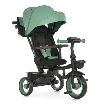 Триколісний велосипед TURBOTRIKE MT 1038-1 Sea Green з батьківською ручкою, регулювання спинки, ремені безпеки