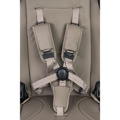 Коляска 2в1 Espiro Clodi 09 Stylish Beige с тройной вентиляцией люльки, легкая, большие гелевые колеса, амортизация