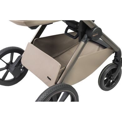 Коляска 2в1 Espiro Clodi 09 Stylish Beige с тройной вентиляцией люльки, легкая, большие гелевые колеса, амортизация