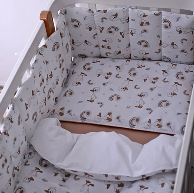 Постельный комплект для детской кроватки Baby Veres "Веселые утята" 3 предмета