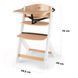 Стільчик для годування Kinderkraft Enock Gray Wood (KKKENOCGRY0000)