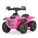 Детский электрический квадроцикл Bambi Racer M 6367ELR-8-11 розовый с пультом дистанционного управления, на аккумуляторе, 2 мотора, подсветка