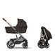 Коляска 2в1 Cybex Balios S Lux Chocolate Brown Taupe Frame зі складною люлькою, великі колеса, амортизація Advanced Comfort